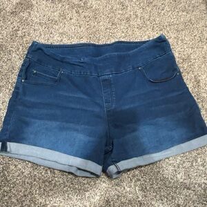 Time and Tru XXL (20) Jean Pull-on Shorts